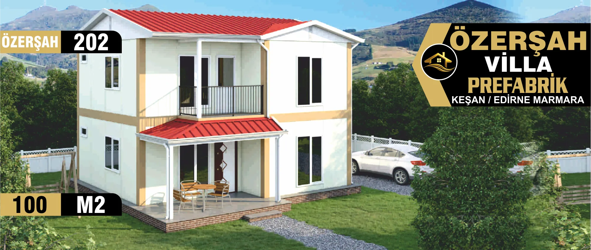 202 - 100m² İki Katlı Prefabrik Ev